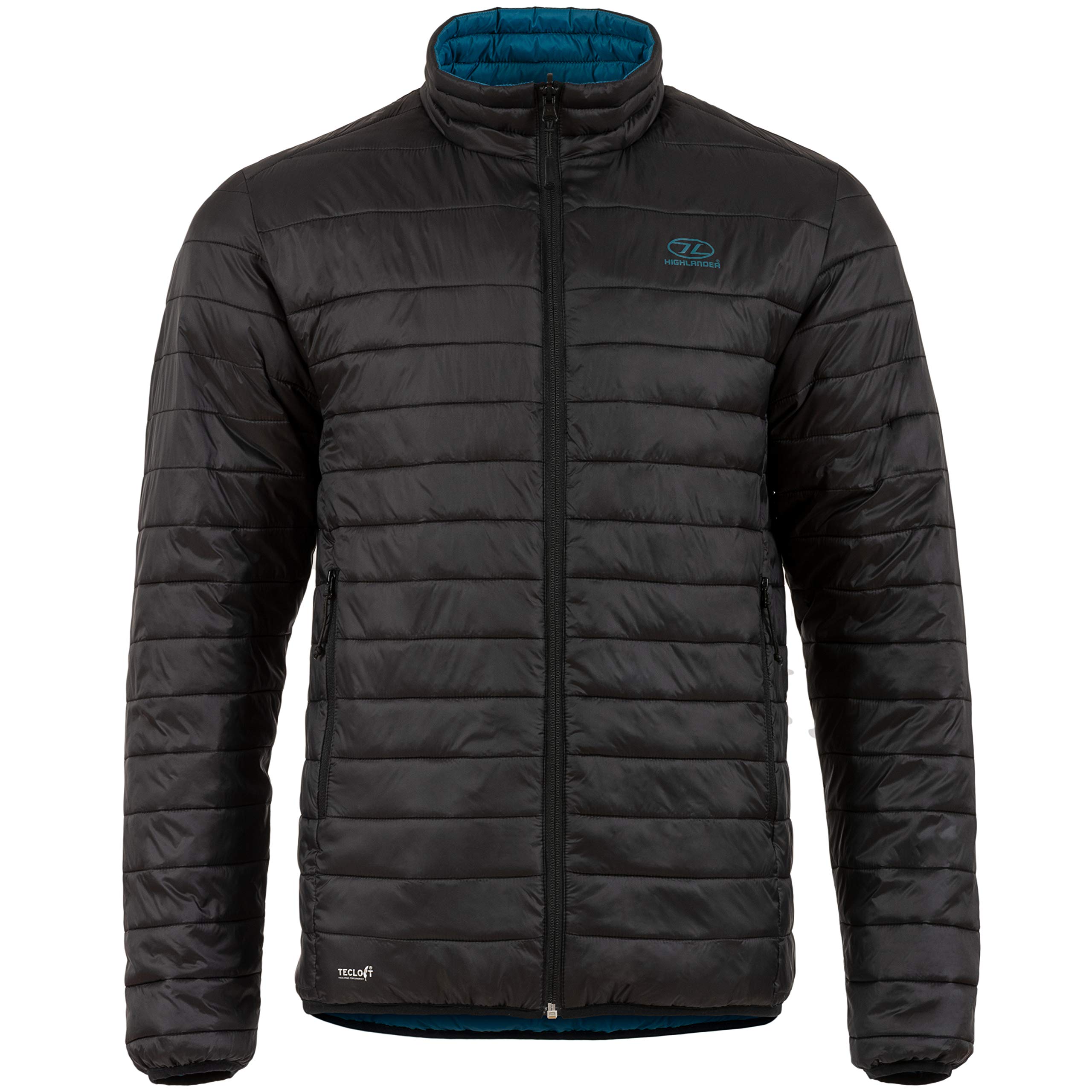 Highlander Coll Reversible Jacket with Tecloft Filling - Black/Petrol