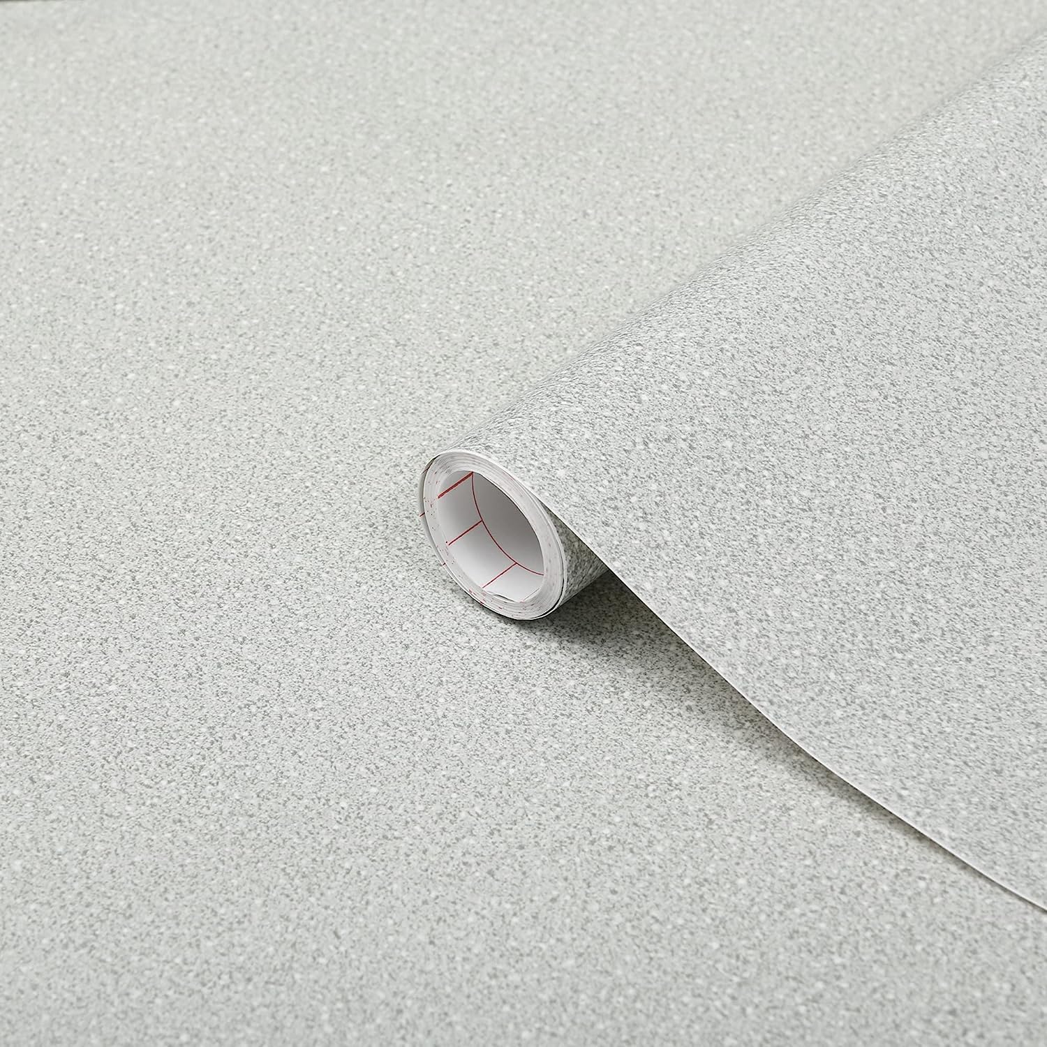 d-c-fix vinyl wrap Sabbia light gray stone effect 45 cm x 2 m - sticky back plastic roll for furniture, kitchen & cupboards - contact paper sticker self adhesive film — image 1