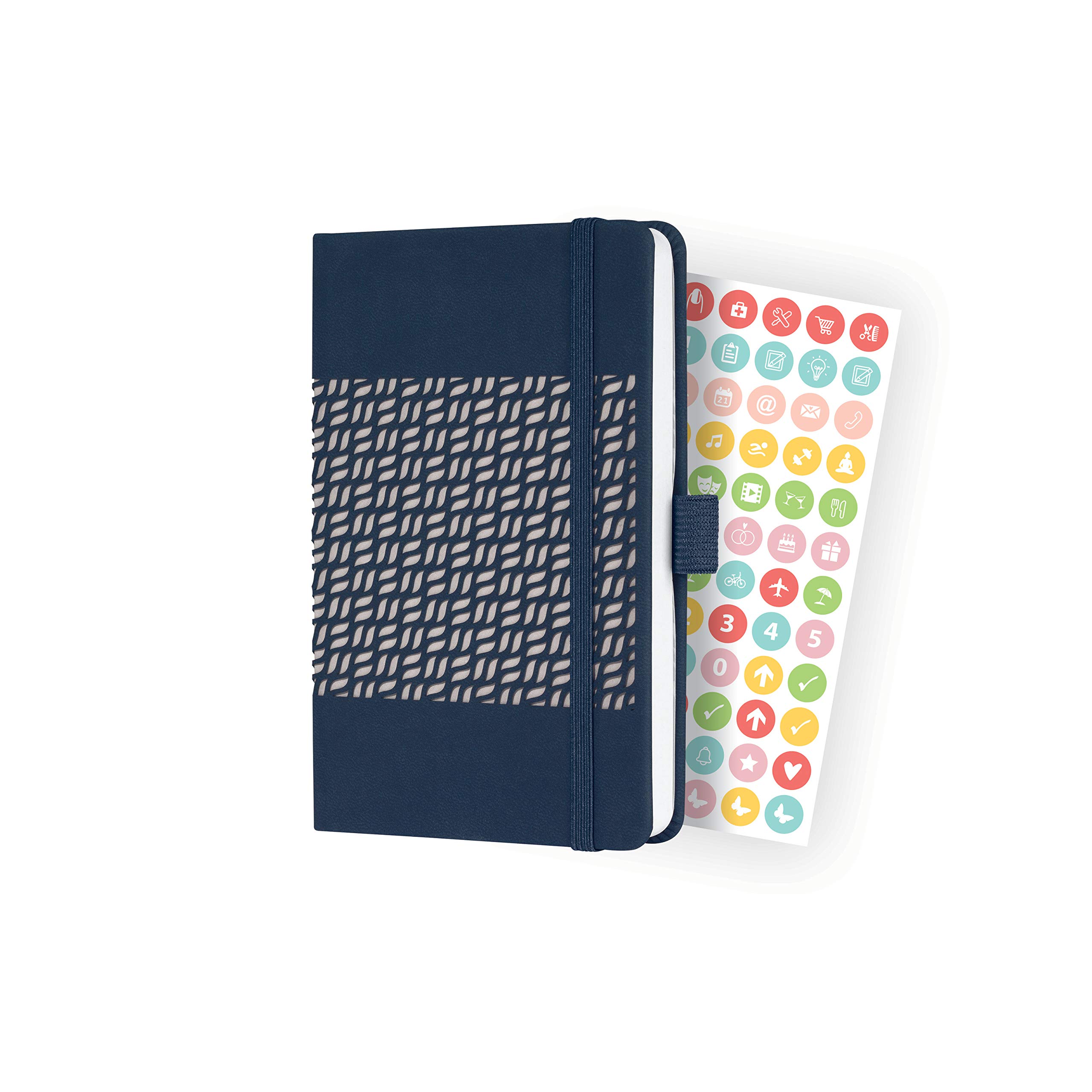 SIGEL J2204 Jolie weekly planner 2022 - 9,5 x 15 cm - hardcover - 174 pages - blue