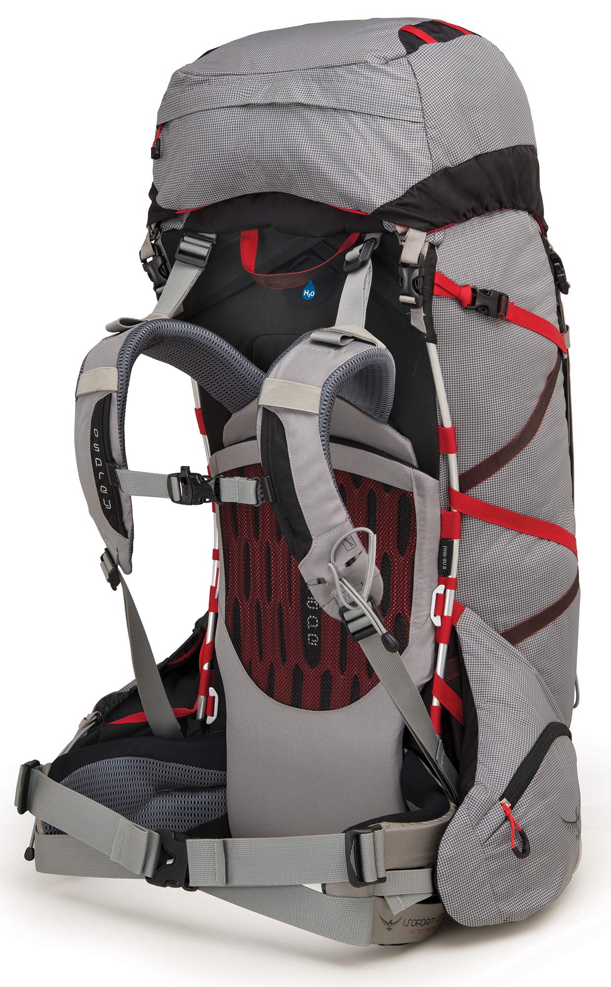 Osprey Aether Pro 70L Men's Backpacking Backpack, Kepler Grey, Large