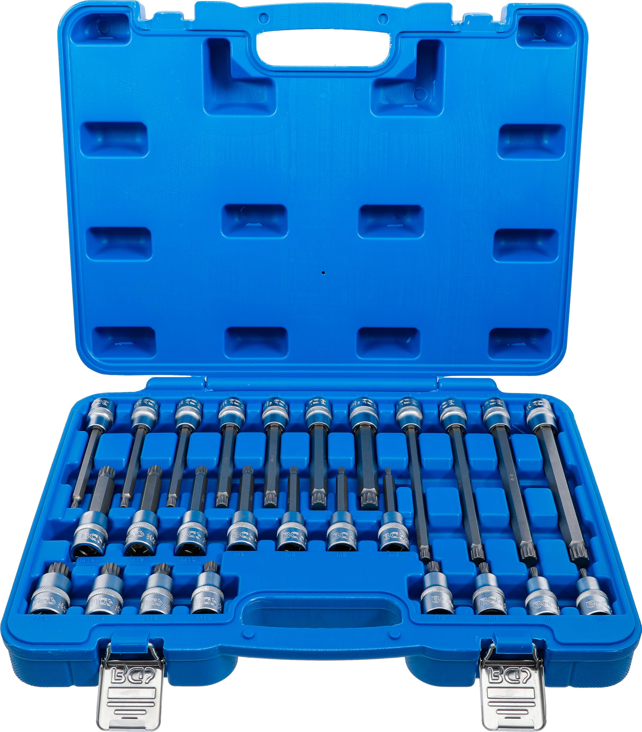 BGS 5180 | Bit Socket Set | 12.5 mm (1/2") Drive | Spline (for XZN) M4 - M16 | 26 pcs.