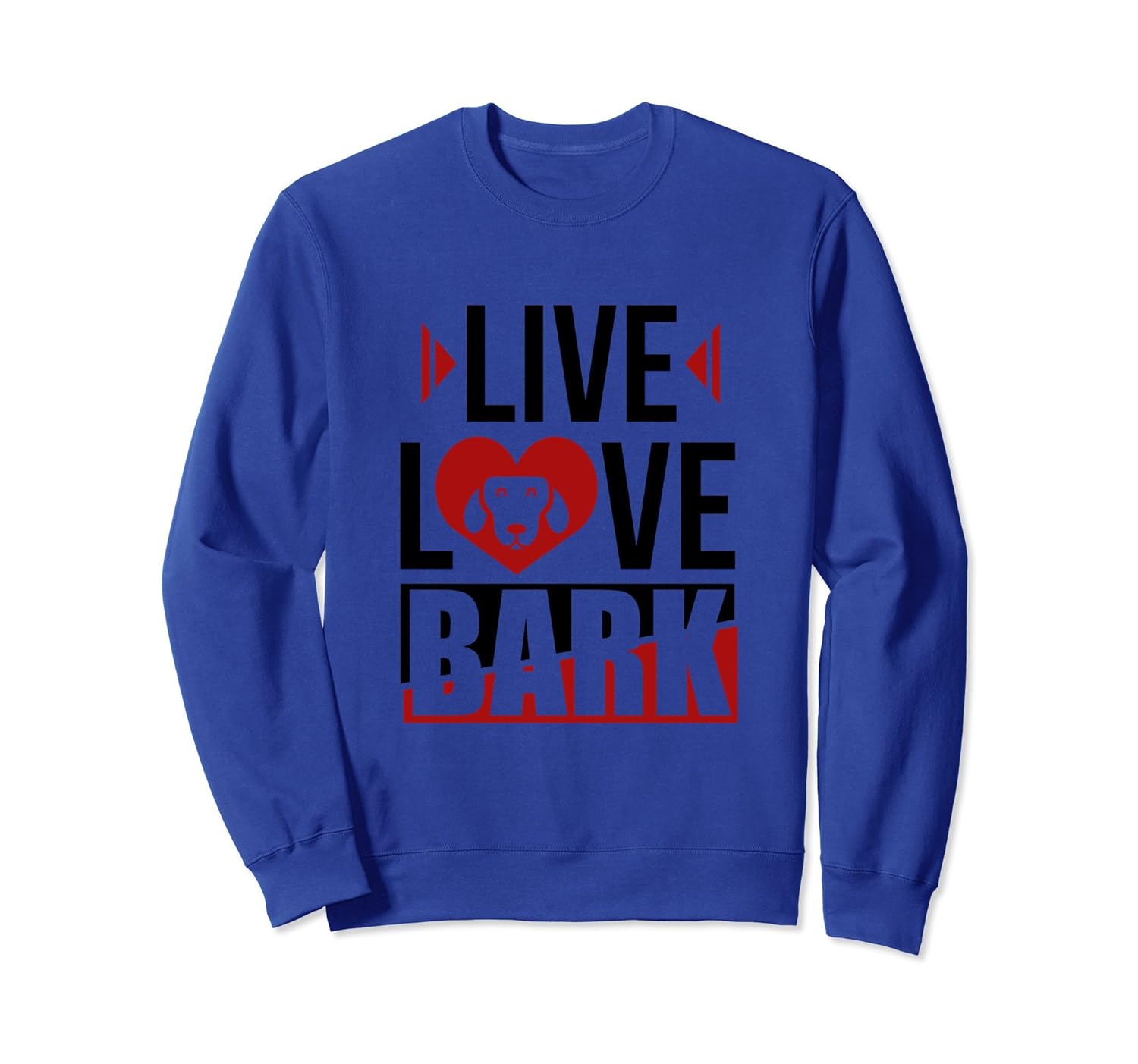 Live Love Bark Funny Dog Lover Tshirt, Dog Mom or Dad Tee-anz