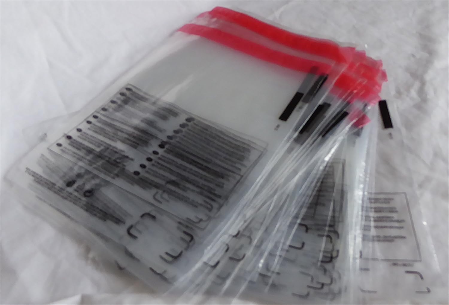 7" x 8" (180 x 210mm) Clear Poly Bags with Suffocation Warning From the UK, 140g/35 Micron