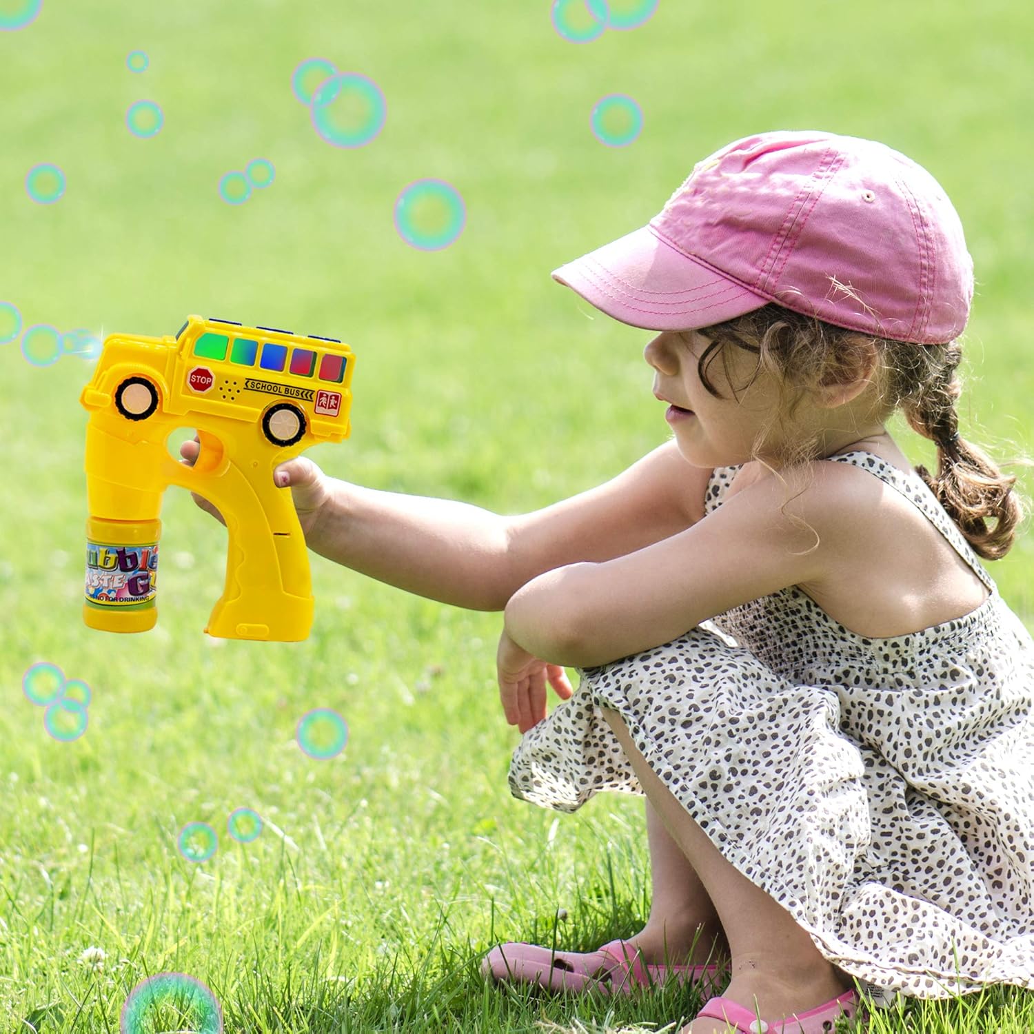 school bus bubble gun