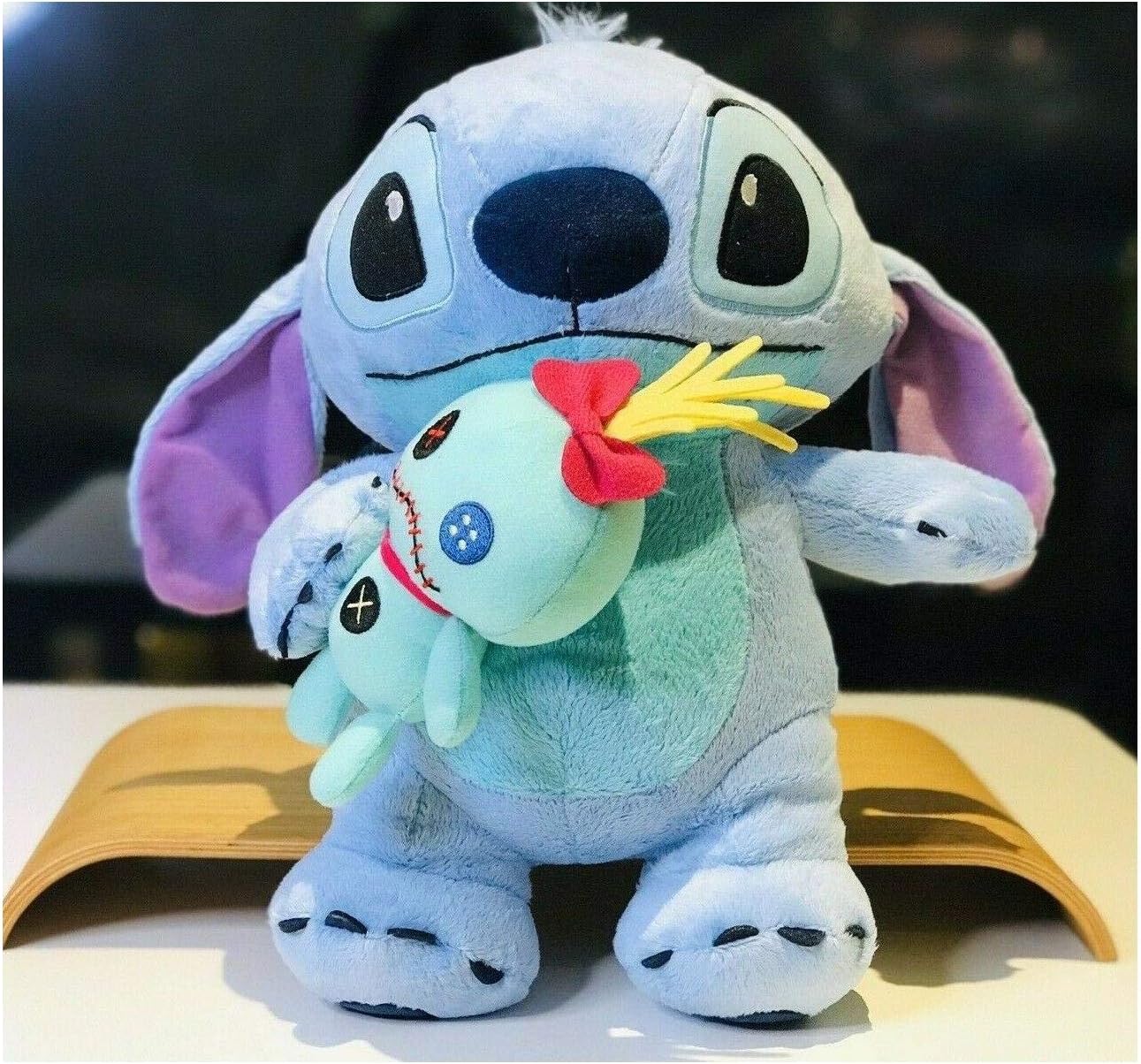 JAPAN OFFICIAL Lilo & Stitch Plush Stitch with SCRUMP 35 CM Sega Disney Plush Film Cinema