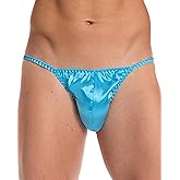 Satini Men's Underwear Satin Tanga Bikini Briefs Panties
