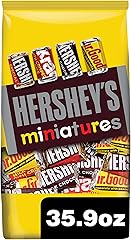 HERSHEY'S Miniatures Assorted Chocolate, Christmas Candy Party Pack, 35.9 oz