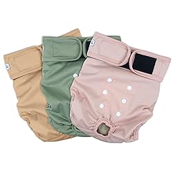 Grecle Washable Female Dog Diapers - Premium