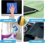 ECO-FUSED Microfiber Cleaning Cloths 5 Extra Large 12x12 Large Cloths view 6