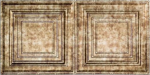 Fasade Easy Installation Traditional 3 Bermuda Bronze Glue Up