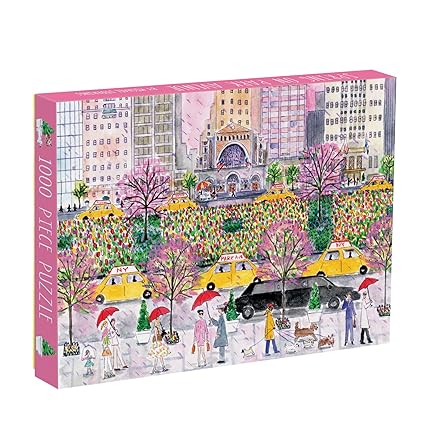 Galison Michael Storrings Spring On Park Avenue Puzzle 1000 Piece