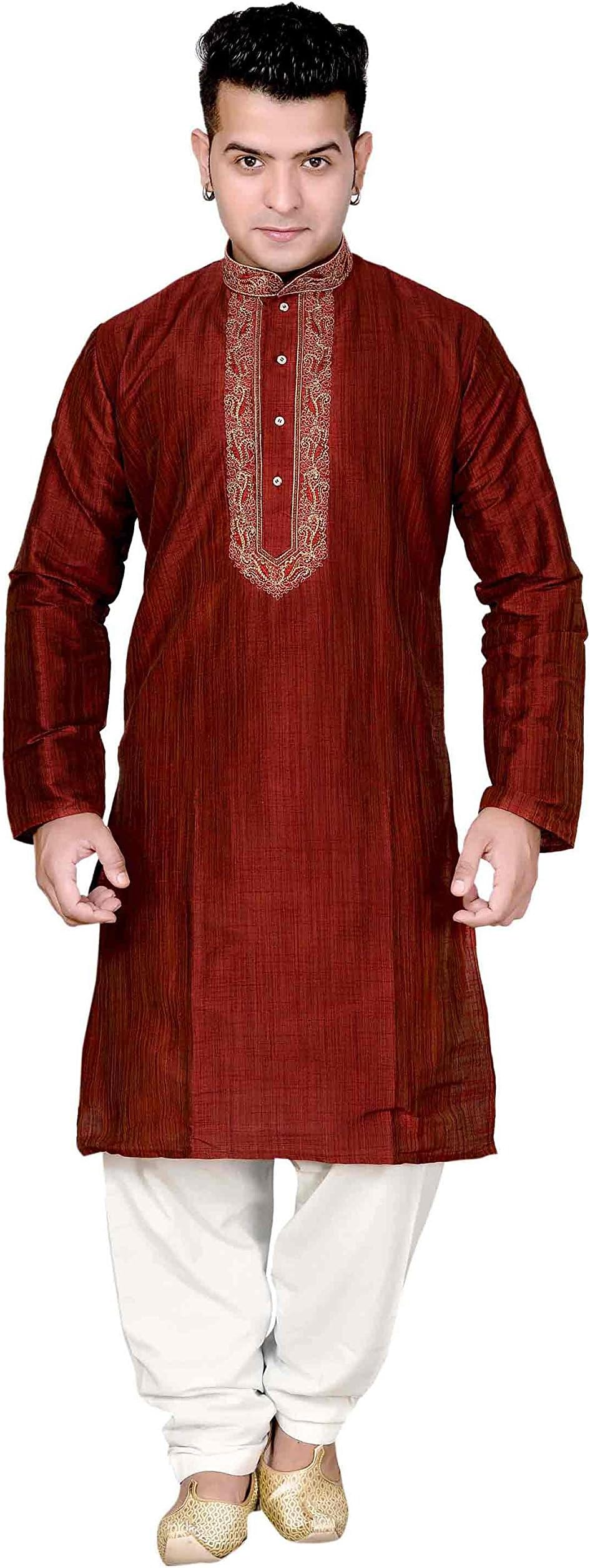 Desi SareesMen's Kurta Shalwar Kameez Pajama Sherwani 826