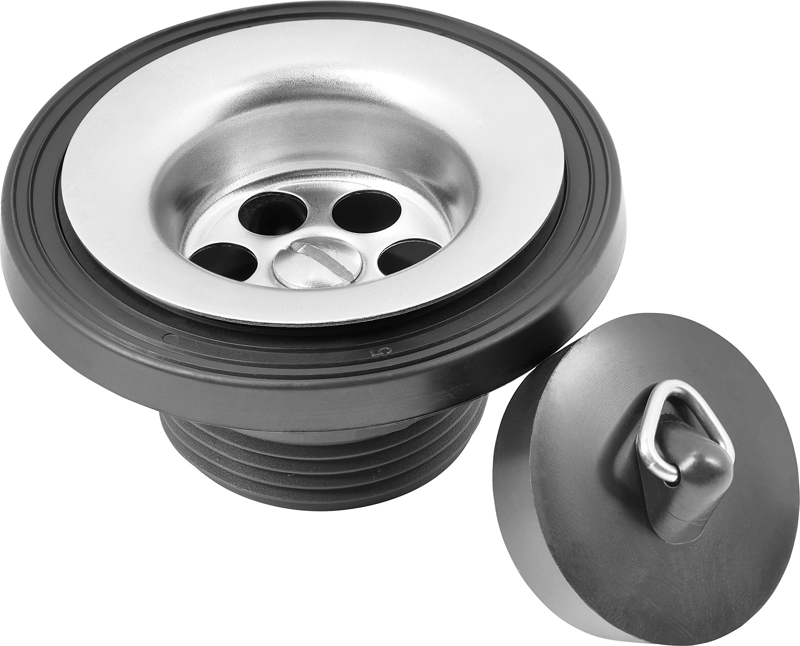 Cornat T317404R Washbasin Valve 1 1/4 Inch Chrome 205 / Sanitary Installation/Recycled/Environmental Protection