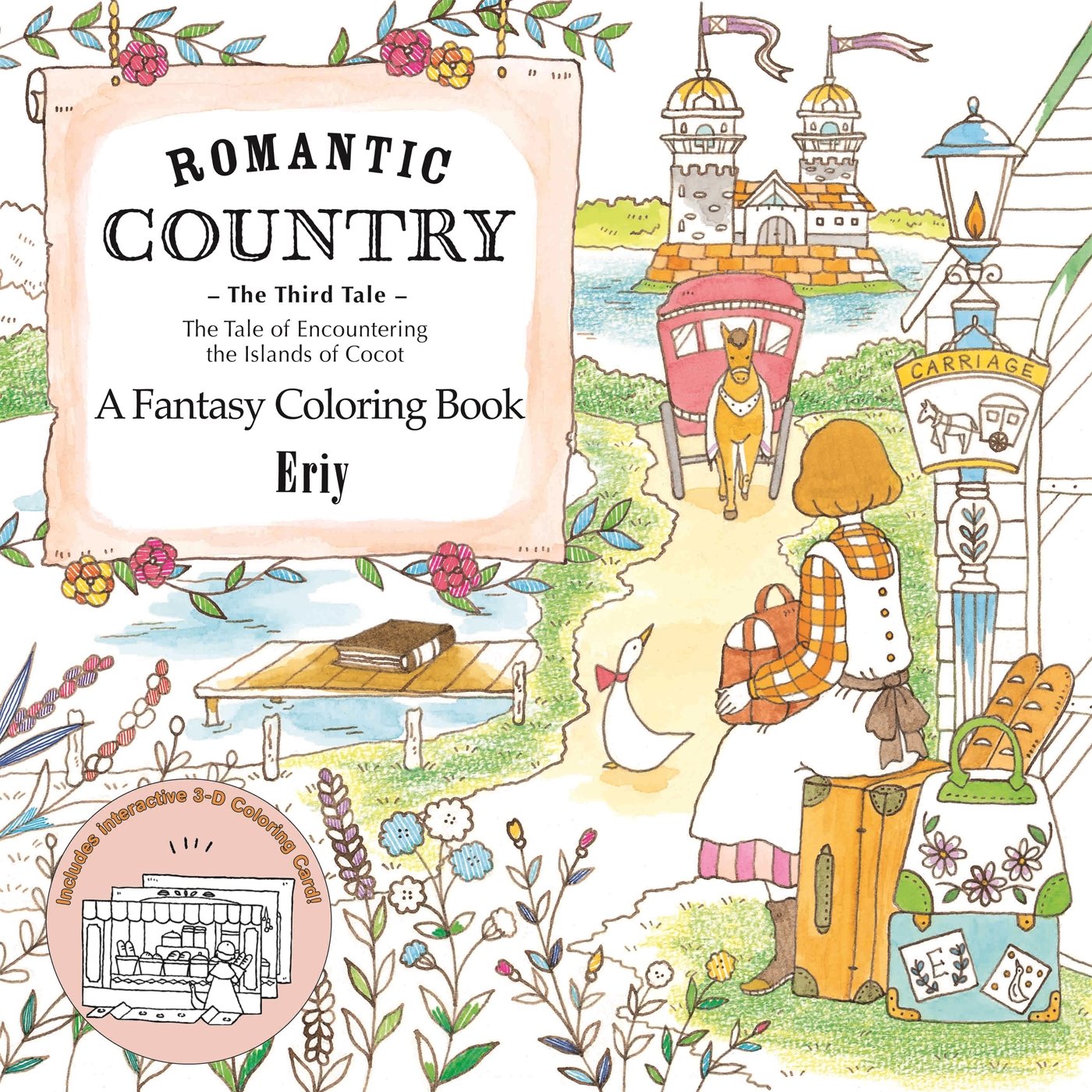 950+ Romantic Country Coloring Book Pages HD