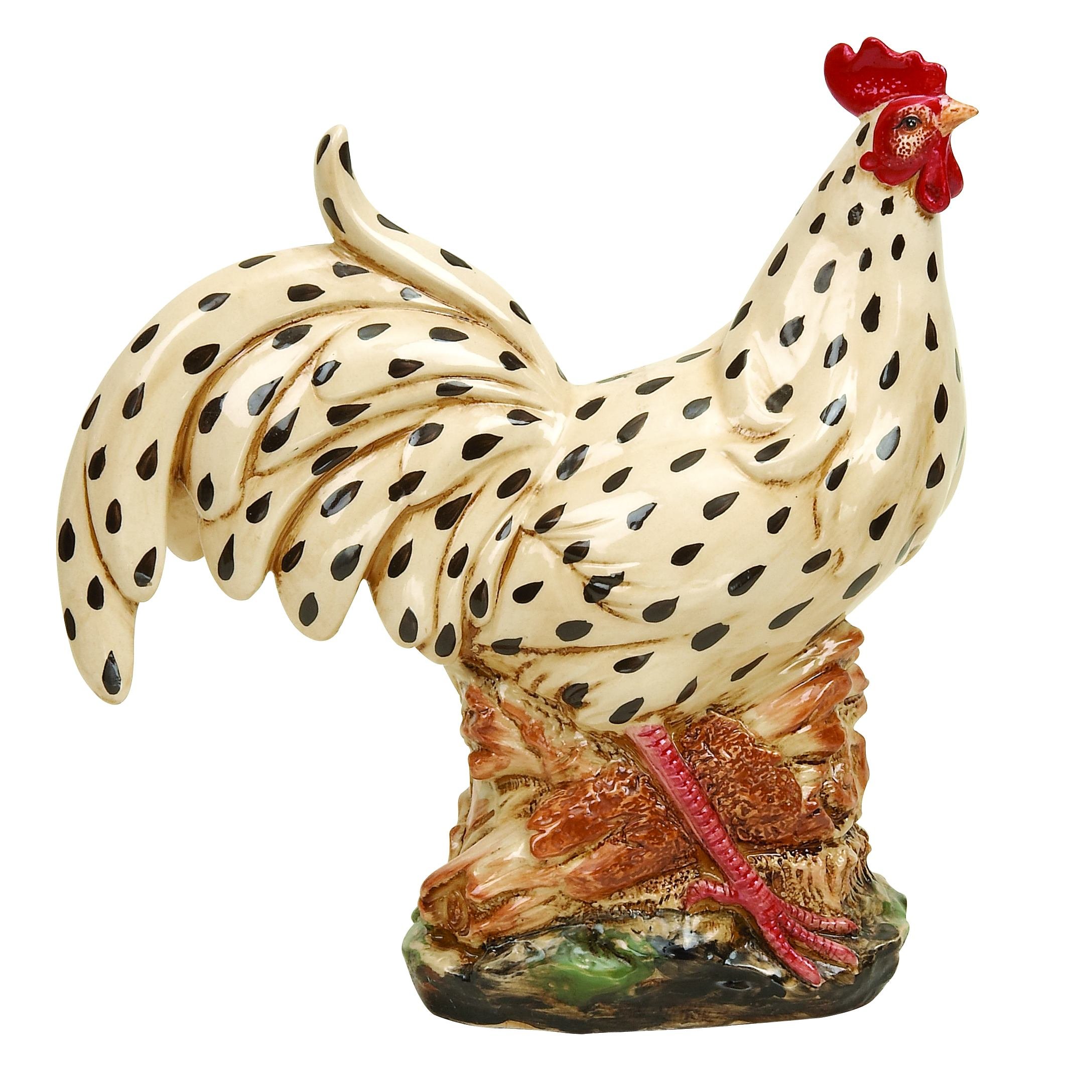 Deco 79 40744 Ceramic Decorative Rooster Statue, 13 by 14Inch Buy