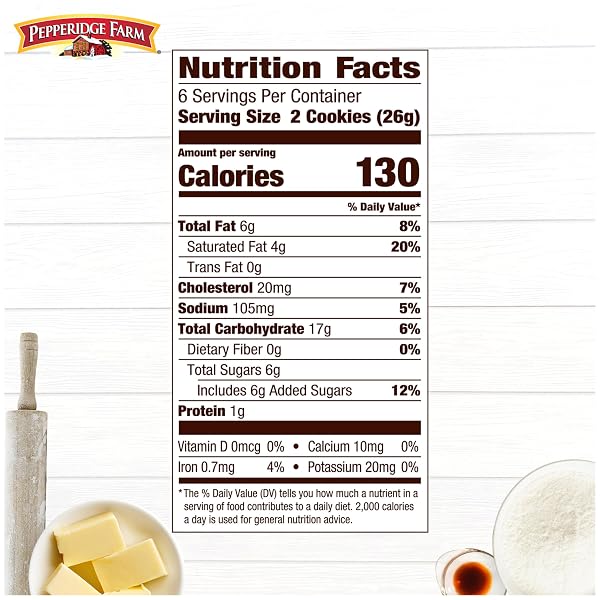 PEPPERIDGE FARM DUBLIN SHORTBREAD COOKIES, 5.5 OZ BAG