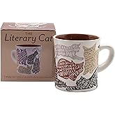 Literary Cat Mug - Kitten Quotes From Famous Writers Authors and Other Feline Lovers - Comes in a Fun Gift Box