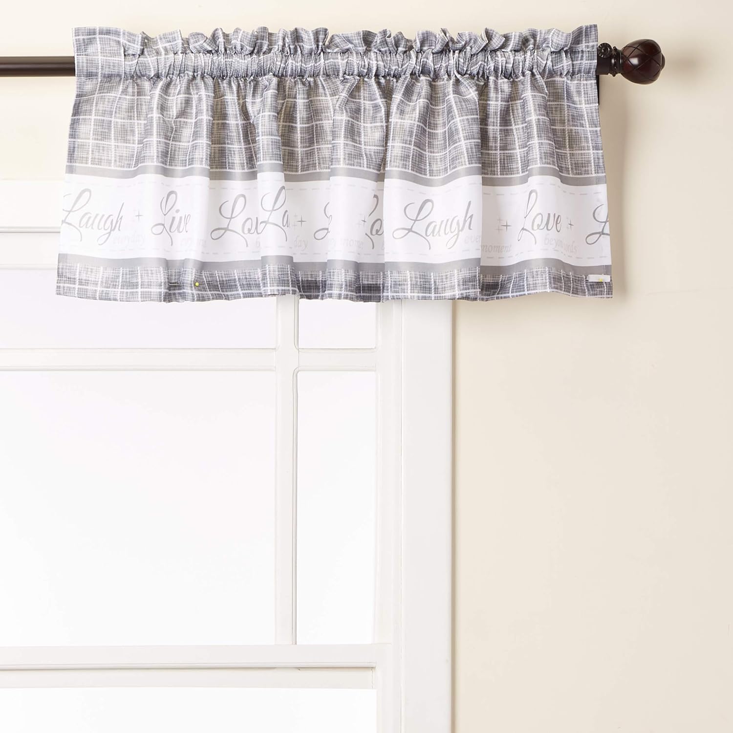 Best gray kitchen curtains and valances set