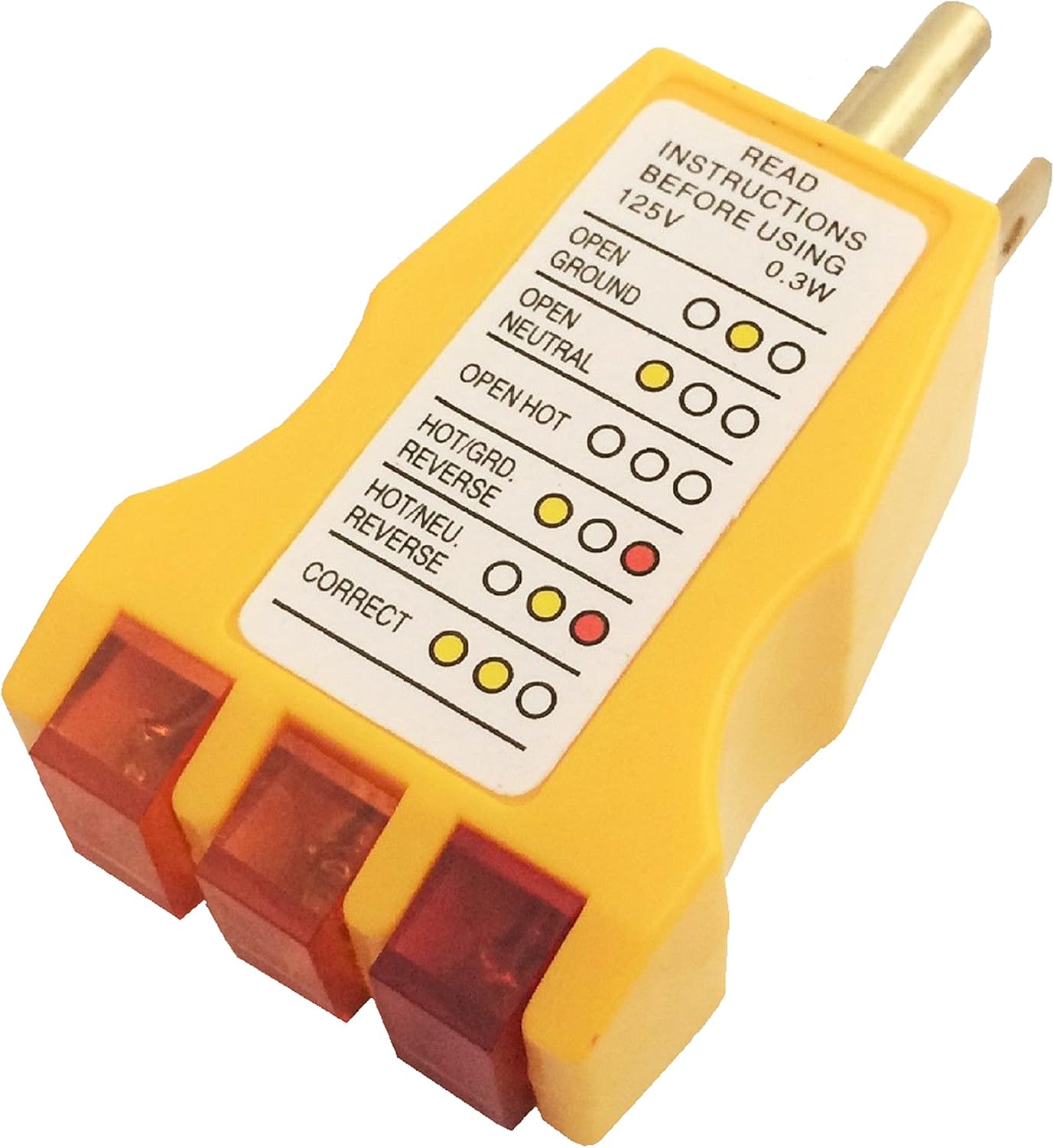 wennow eléctrica Outlet Receptáculo Tester Buscador de alambre de