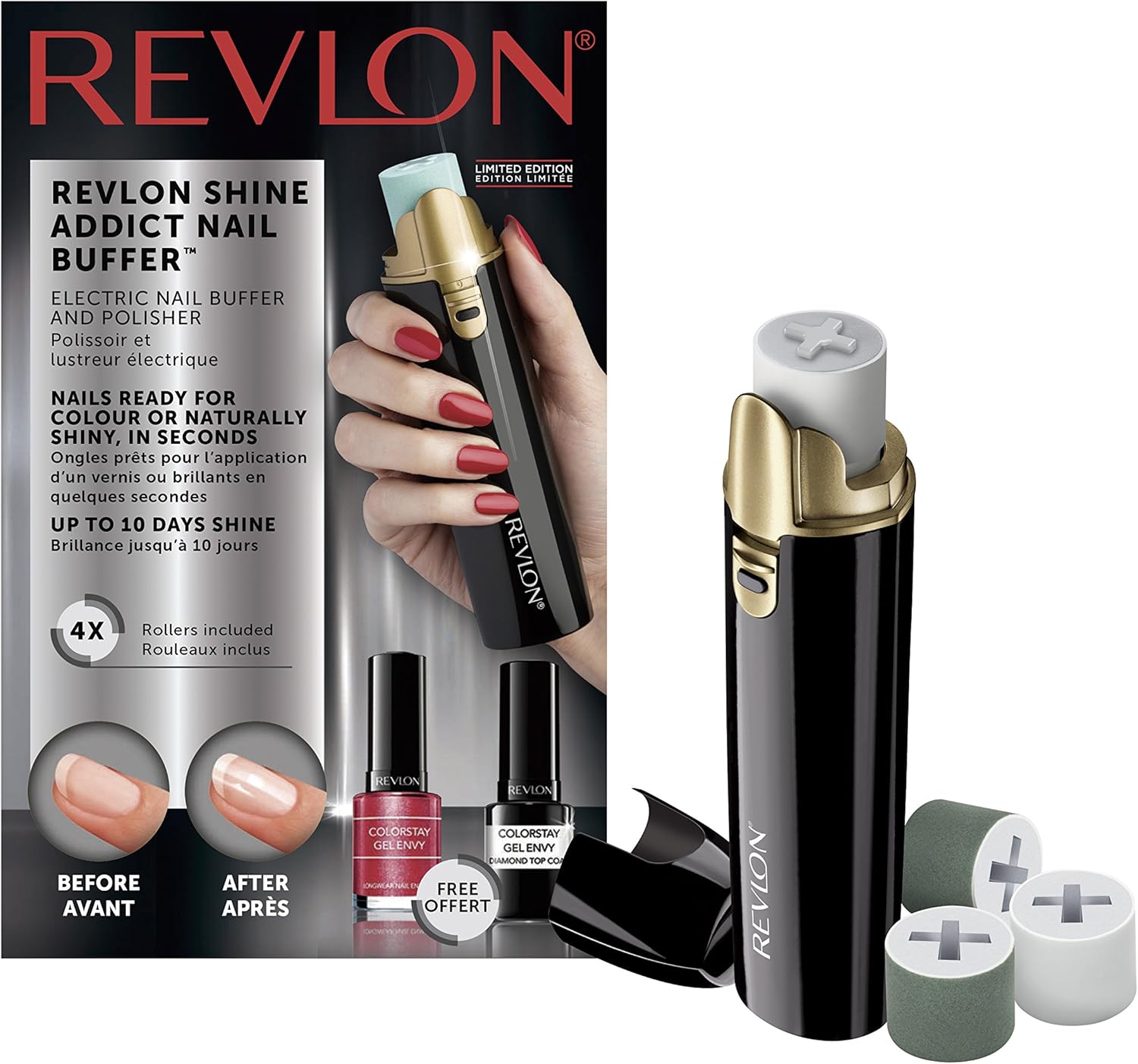 REVLON Limited Edition Shine Addict Nail Buffer Amazon.co.uk Health