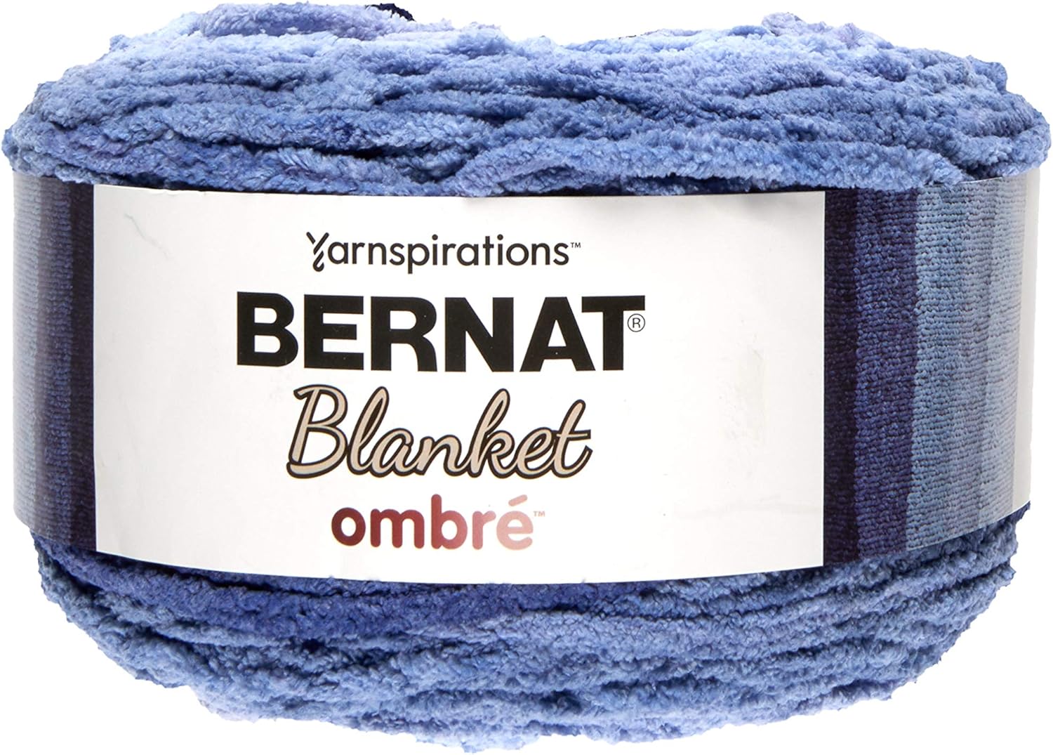 Bernat Blanket Ombre Yarn Navy Ombre