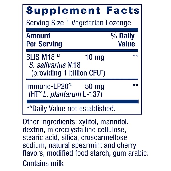 LIFE EXTENSION FLORASSIST ORAL HYGIENE – PROBIOTIC, PROMOTES OVERALL ORAL HEALTH – GLUTEN-FREE, VEGETARIAN – 30 LOZENGES