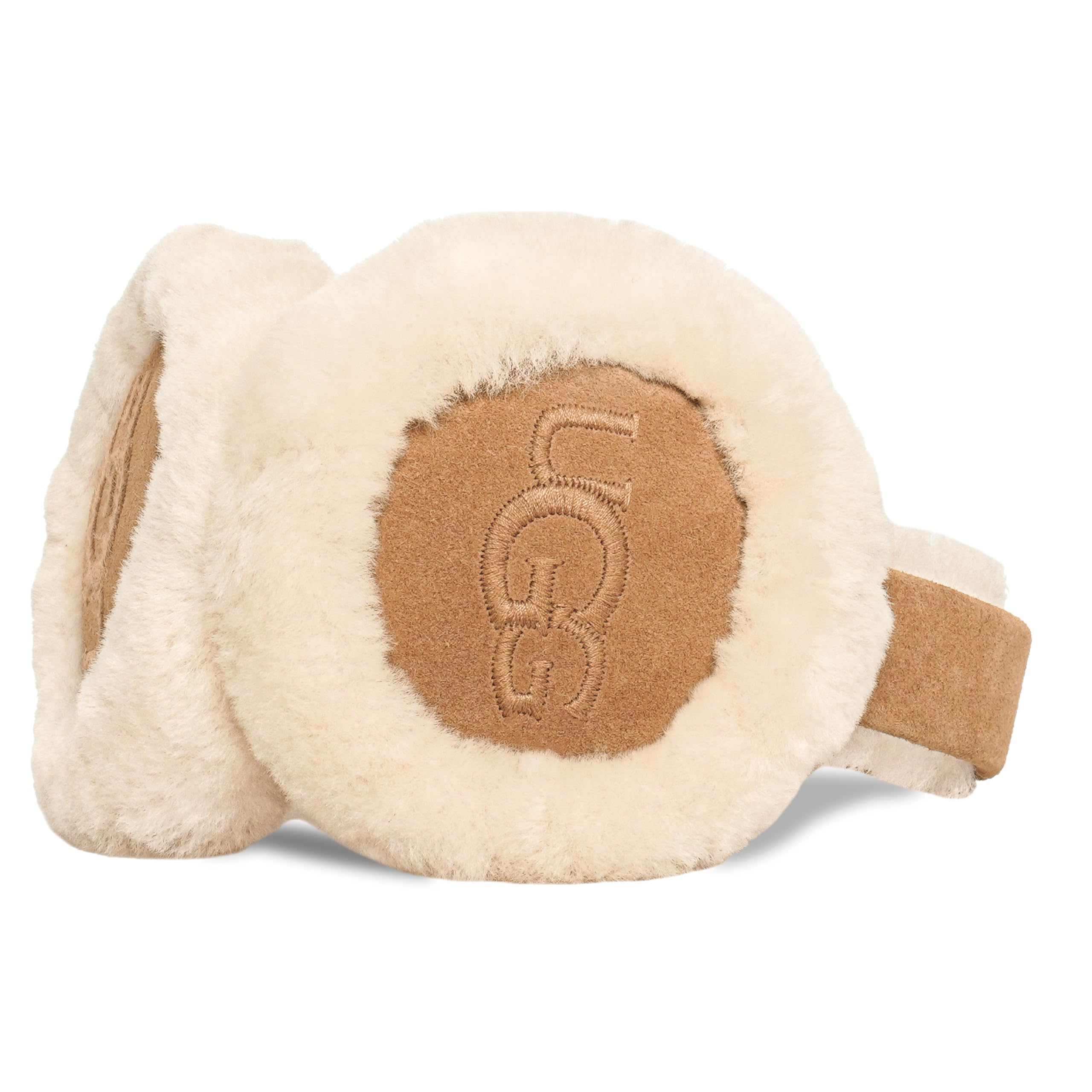 UGG womens Water Resistant Sheepskin Earmuffs With Embroidered Logo