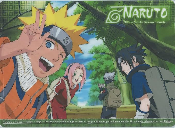 Amazon Naruto 下敷き ナルト カカシ サクラ サスケ アニメ 萌えグッズ 通販