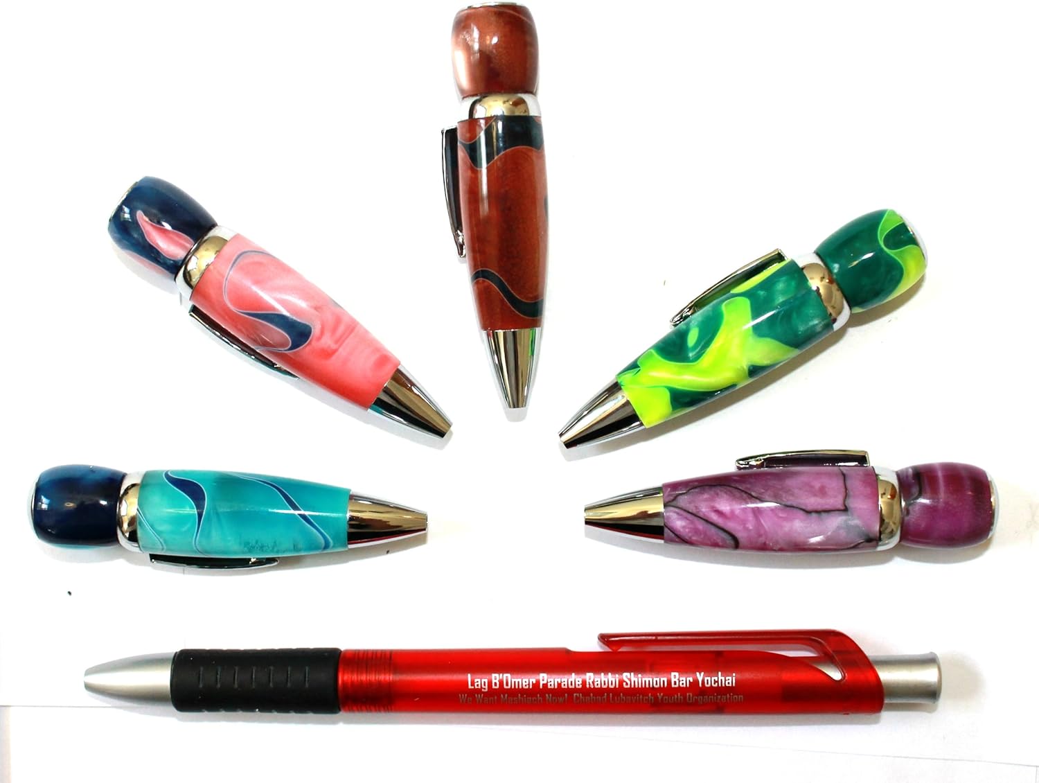 Mini Marble Ballpoint Pen, 2.5" 2PACK Amazon.ca Office Products