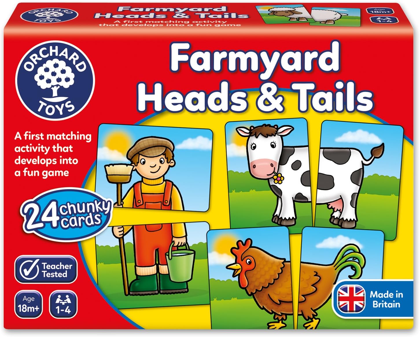 Orchard Toys Farmyard Heads and Tails Game Amazon.co.uk Toys & Games