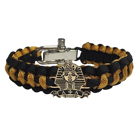 Buy Alpha Phi Alpha Paracord Bracelet Adjustable Size Online at Low