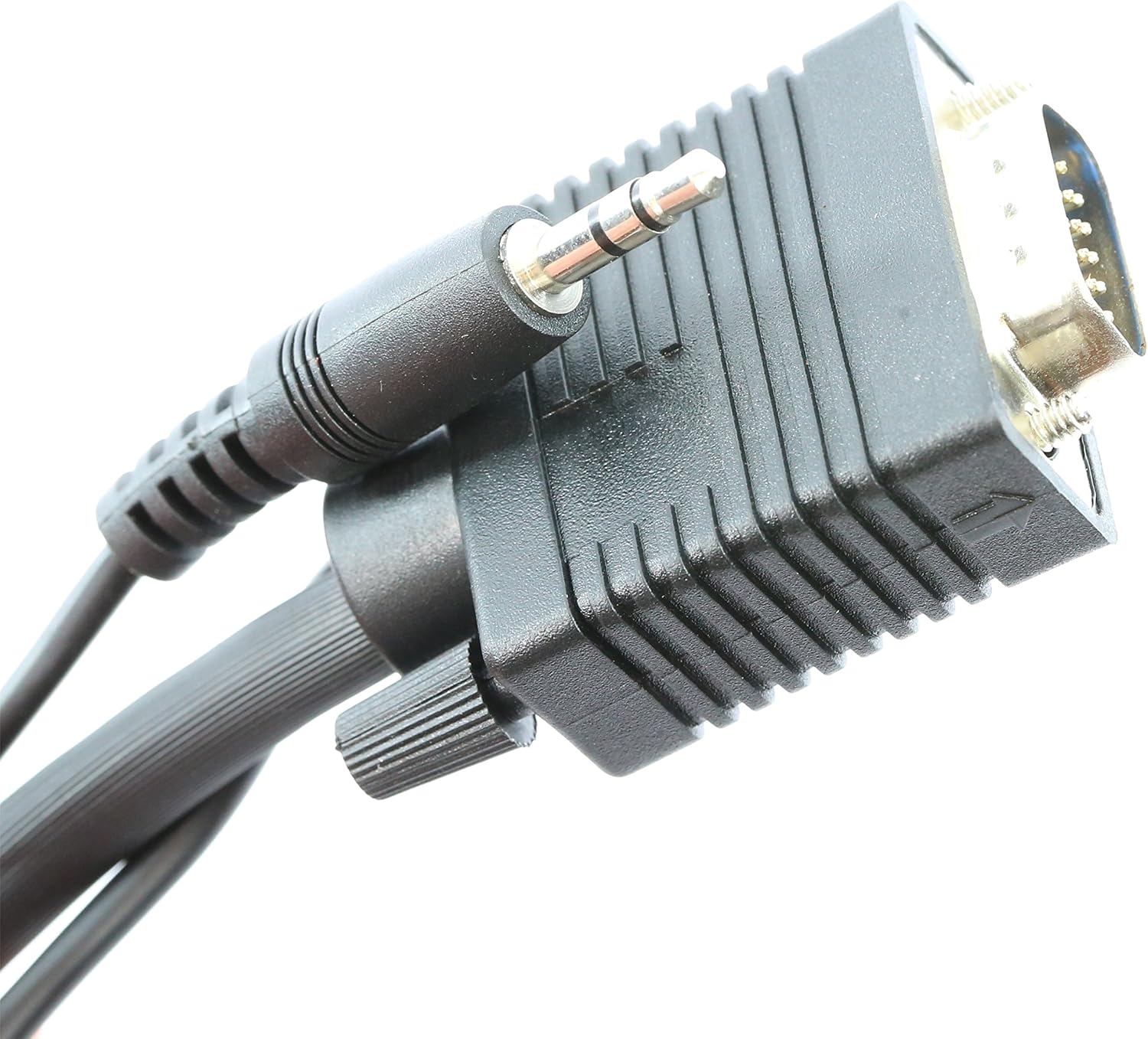 rhinocables - VGA Cable with Audio Jack, Gold, 7m