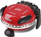 G3 Ferrari G10006 Delizia Pizza Oven 1200W Red Refractory Stone Thermostat view 2