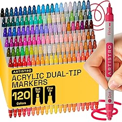 ARTISTRO 120 Acrylic Paint Pens, Acrylic Paint