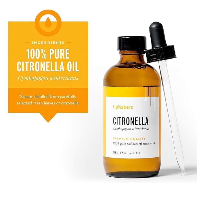 upnature la mejor Citronella Aceite Esencial 4 oz – puro sin ...