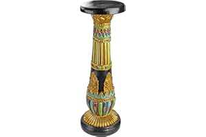 Design Toscano Regal Egyptian Luxor Sculptural Pedestal,26 Inch Single