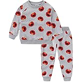 Sesame Street Elmo and Cookie Monster Boys Long Sleeve Shirt and Pants Set for Infant and Toddler