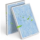 GoKBNY MSA3 Replacement Filter Compatible with Membrane Solutions MSA3 and MSA3S Smart Air Purifiers, 3-in-1 Filter (2-Pack)