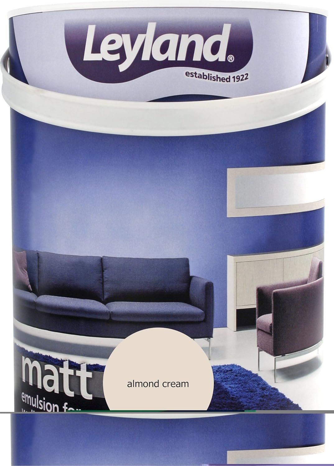 Leyland 303568 Emulsion Paint, Almond Cream, 5 Litre Amazon.co.uk DIY