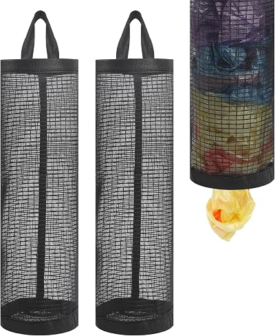 Mozeat Lens 2Pack Grocery Bag Holder - Plastic Bag Storage Organizer