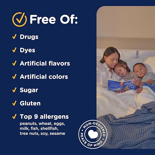 MOMMY’S BLISS KIDS SLEEP LIQUID WITH MELATONIN & CALMING HERBS | MELATONIN FOR CHILDREN 3 YEARS & UP | GRAPE FLAVOR | SUGAR FREE | 4 FL OZ (60 SERVINGS)
