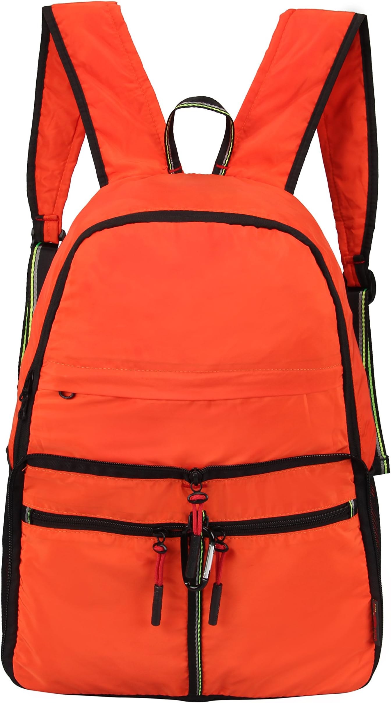 Tom Clovers Durable Lightweight Foldable Nylon Backpack for Adults Teens Children with Zippers