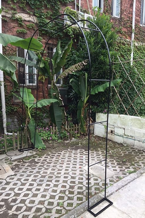 Amazon Co Jp 140x230cm 300x2cm ガーデンアーチ スチール アーチ 丸型 ローズアーチ クライミング バラアーチ フラワーアーチ 玄関アーチ ゲート プロム パーティー ウェディング 写真棚 薔薇 園芸 庭 ガーデニング ホーム キッチン