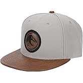 Bioworld Jurassic Park Logo Woven Patch White Snapback Hat