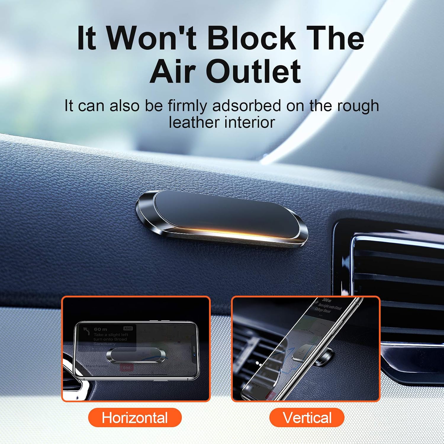Magnetic Car Phone Holder, Newest Powerful Magnet Mount, Magnetic Car Mount, Portable Mini Metal Car Phone Holder - Image 4