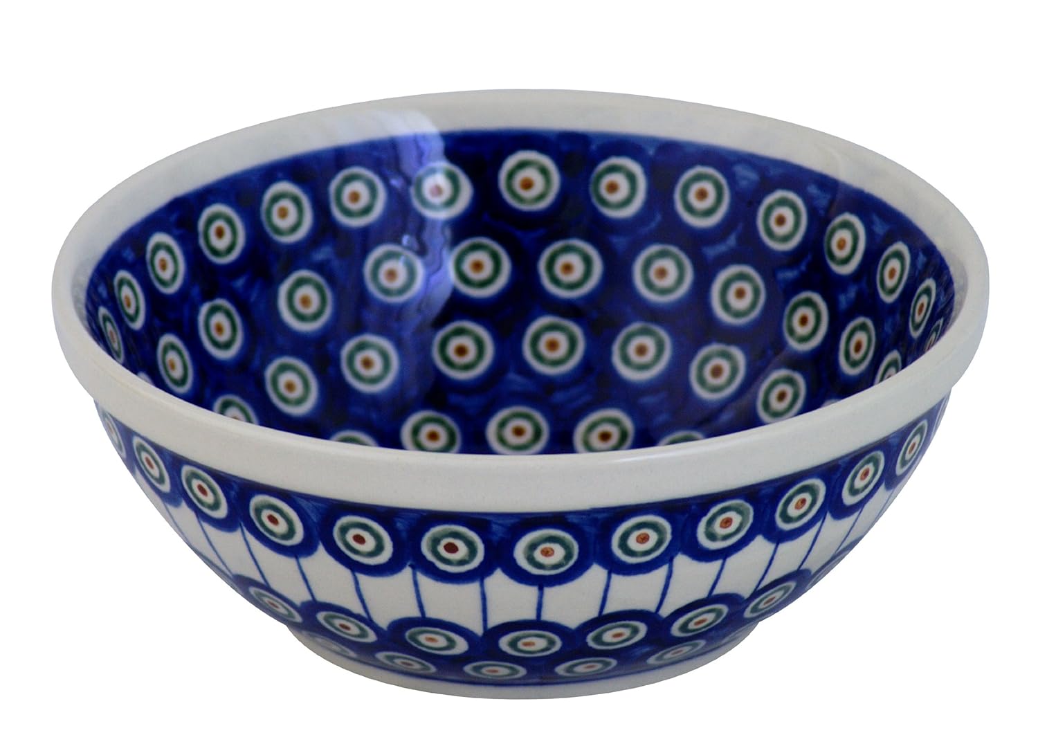 Bunzlauer Keramik Teller 24cm - Flacher Essteller Dekor 41, Steinzeug, Spülmaschinenfest, Modern & Handgefertigt