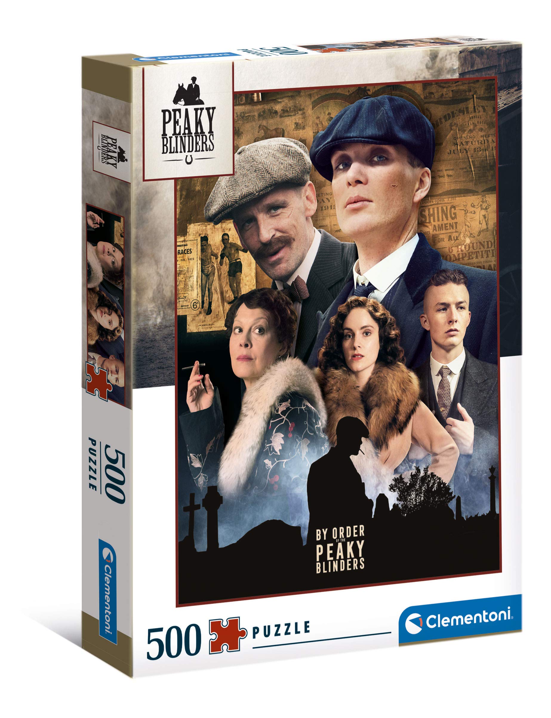Clementoni Collection 35095, Peaky Blinders Puzzle for Children and Adults - 500 Pieces, Ages 10 Years Plus, multicoloured