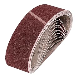 HARFINGTON 3 x 24 Inch Sanding Belts, 12 Pcs 40