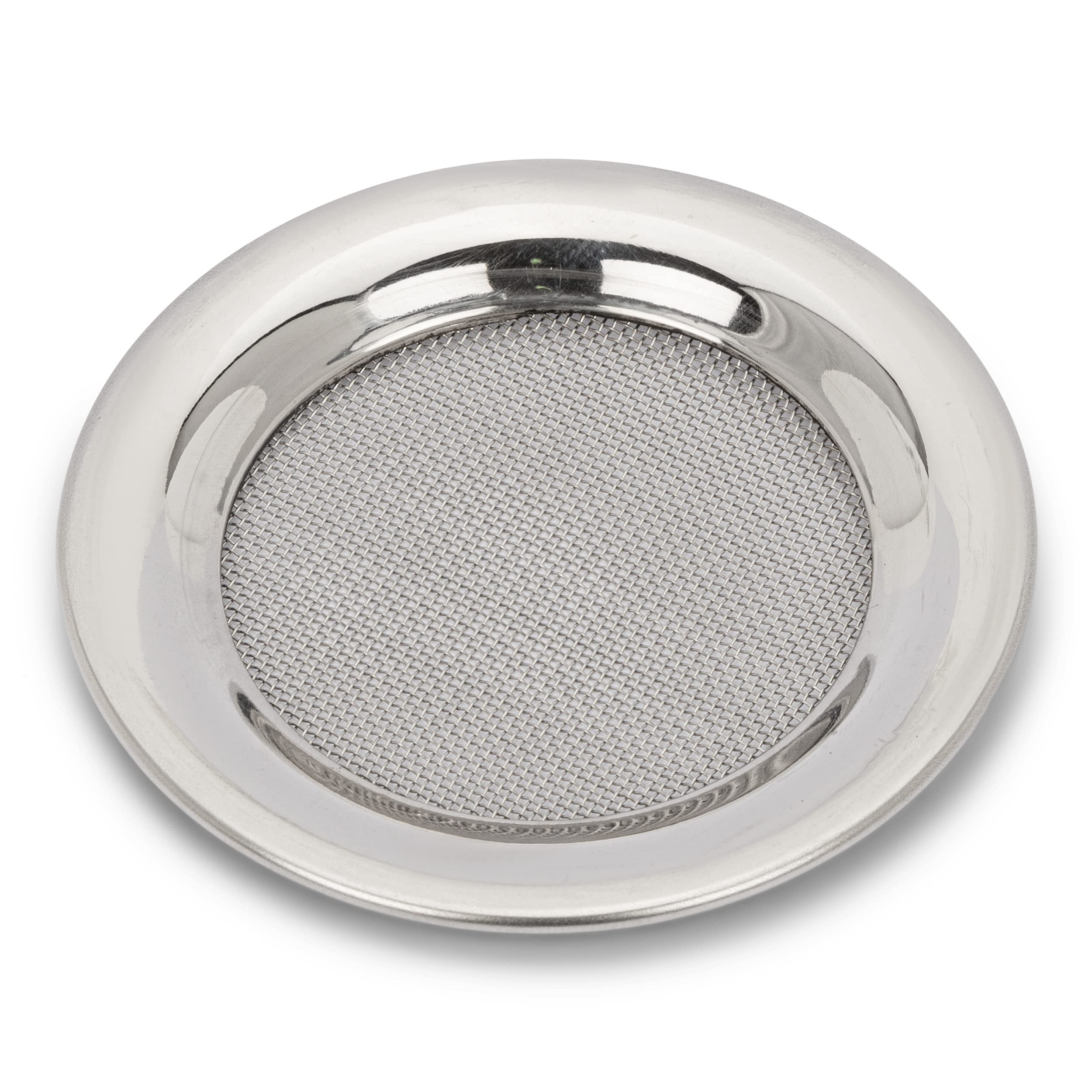 NKlaus Smoker's sieve stainless steel 6 cm silver Smoking accessories Smoking stones 1229