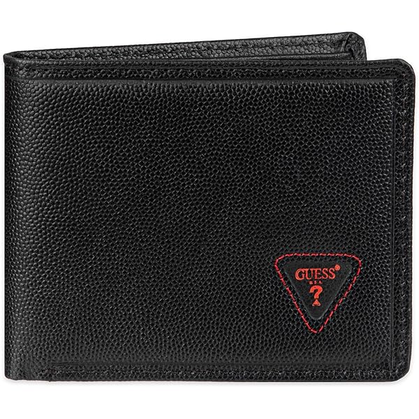 Amazon.com: RED X Mens Denim Trifold Canvas Wallet Black, Black